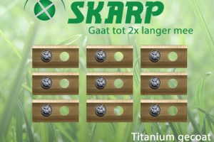 Skarp lame robot tagliaerba per Fuxtec - set di 9 pezzi